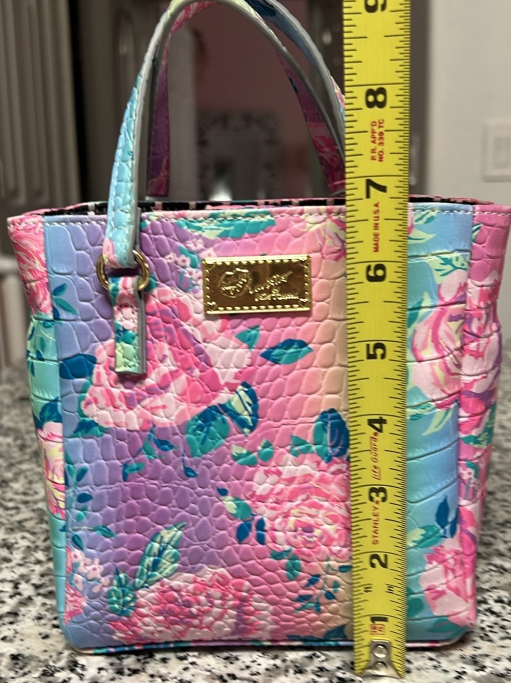 Betsey Johnson Floral Croc Crossbody Bag/Purse - Picture 13 of 16